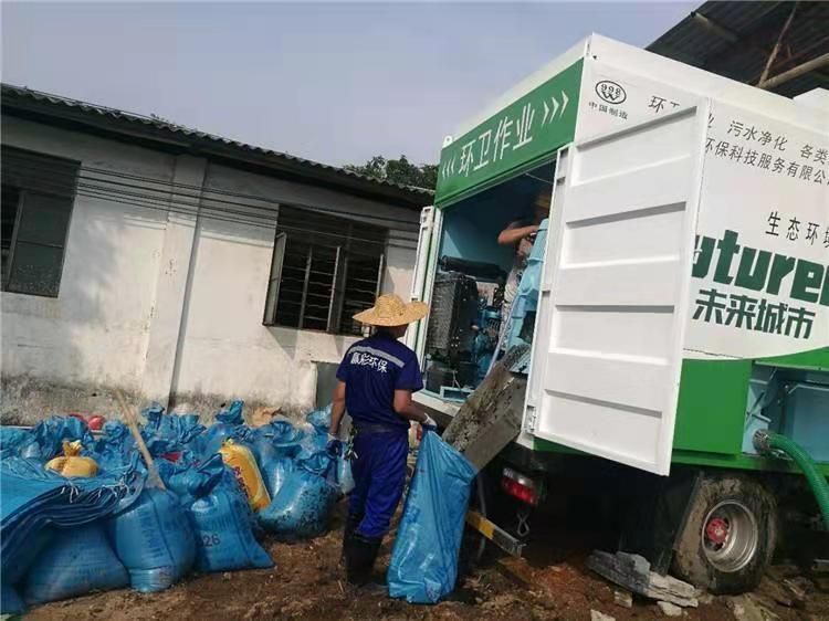 包河工业污泥压干处理